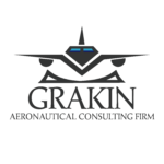 Grakin Aviation Logo Negro